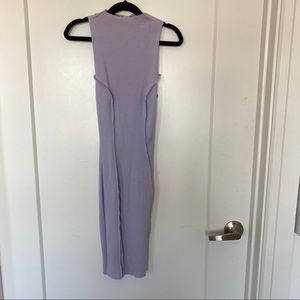 Naked Wardrobe bodycon dress lavender size XS